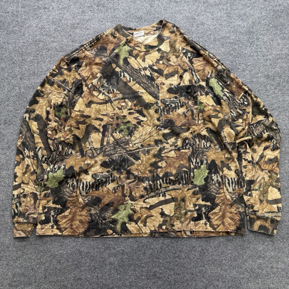 Liberty Camo Longsleeve T Shirt Men's Vintage Size XL Hunting Outdoors 90s